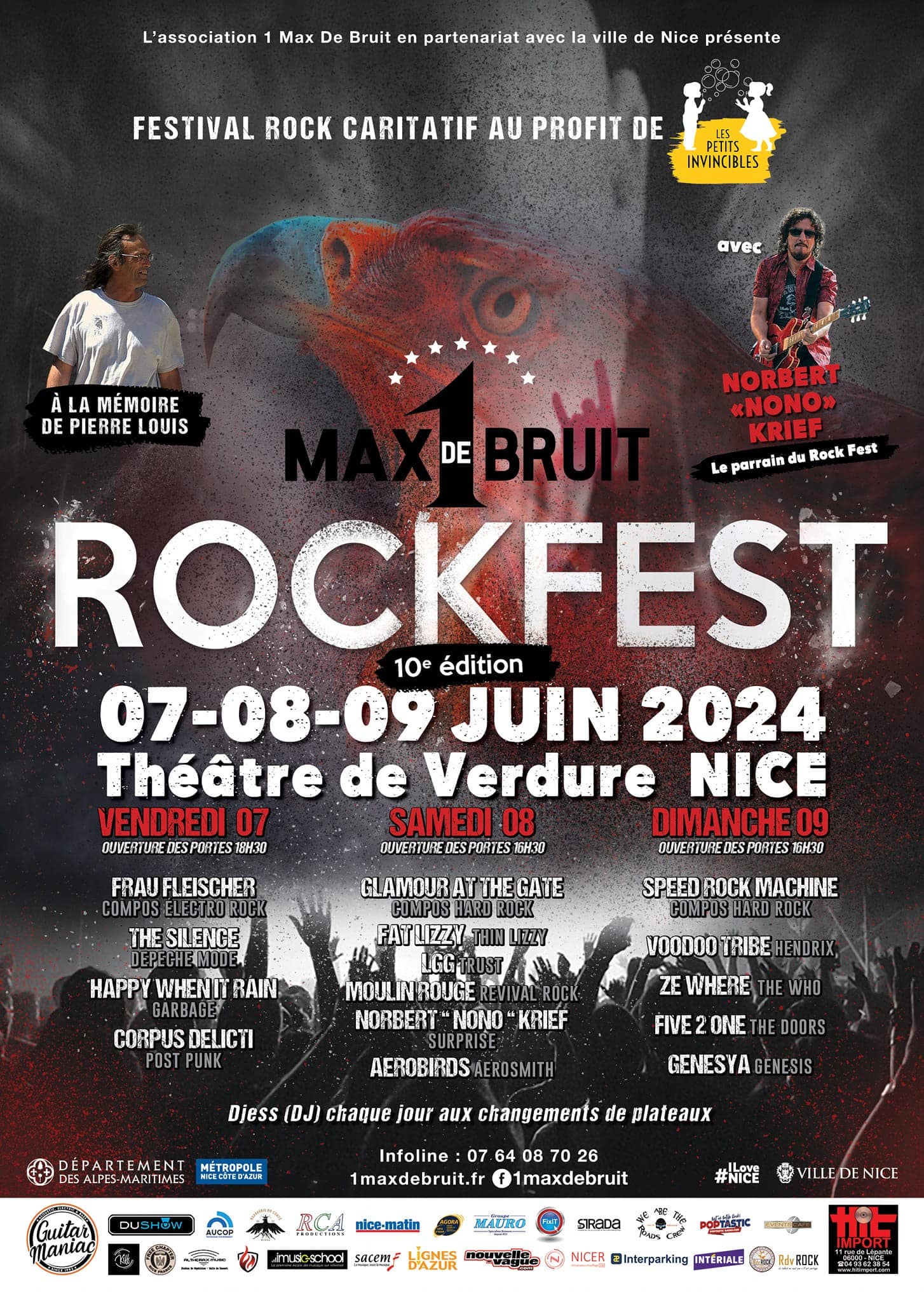 affiche rockfest nice 2024