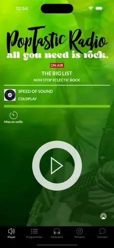 application poptastic radio v3 splash